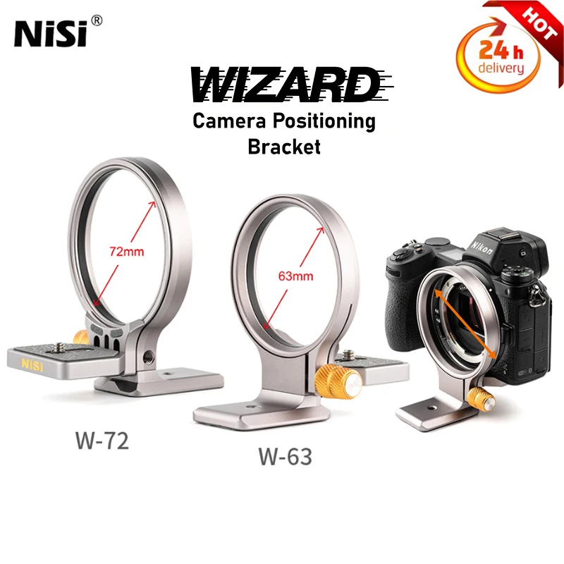 

NiSi W-63 W-72 Tripod Mount Ring Collar Lens Adapter with Rotatable Quick Release for Sony Canon Nikon Fuji Olympus Camera Lens