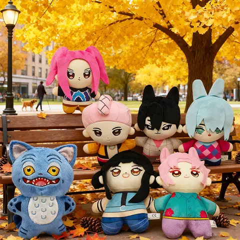 Hot Koop Kpop Demon Hunters Knuffels Rumi Zoey Mira Plushies Gevulde Pop Cadeau, Perfect Verjaardag Kerstcadeau voor Kinderen Fans