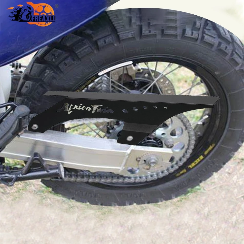 Motorcycle Parts XRV 650 750 Africa Twin Protector Chain Belt Sprocket Cover Guard For Honda XRV650 XRV750 AfricaTwin 1988-2004
