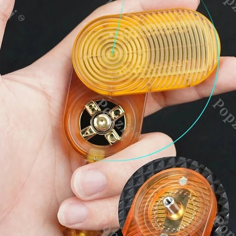 MJ EDC Big Insole PLUS PEI Mechanischer Fidget Slider dreht links und rechts 360° °   Zappelspielzeug Stressabbau Gadgets Angstspielzeug