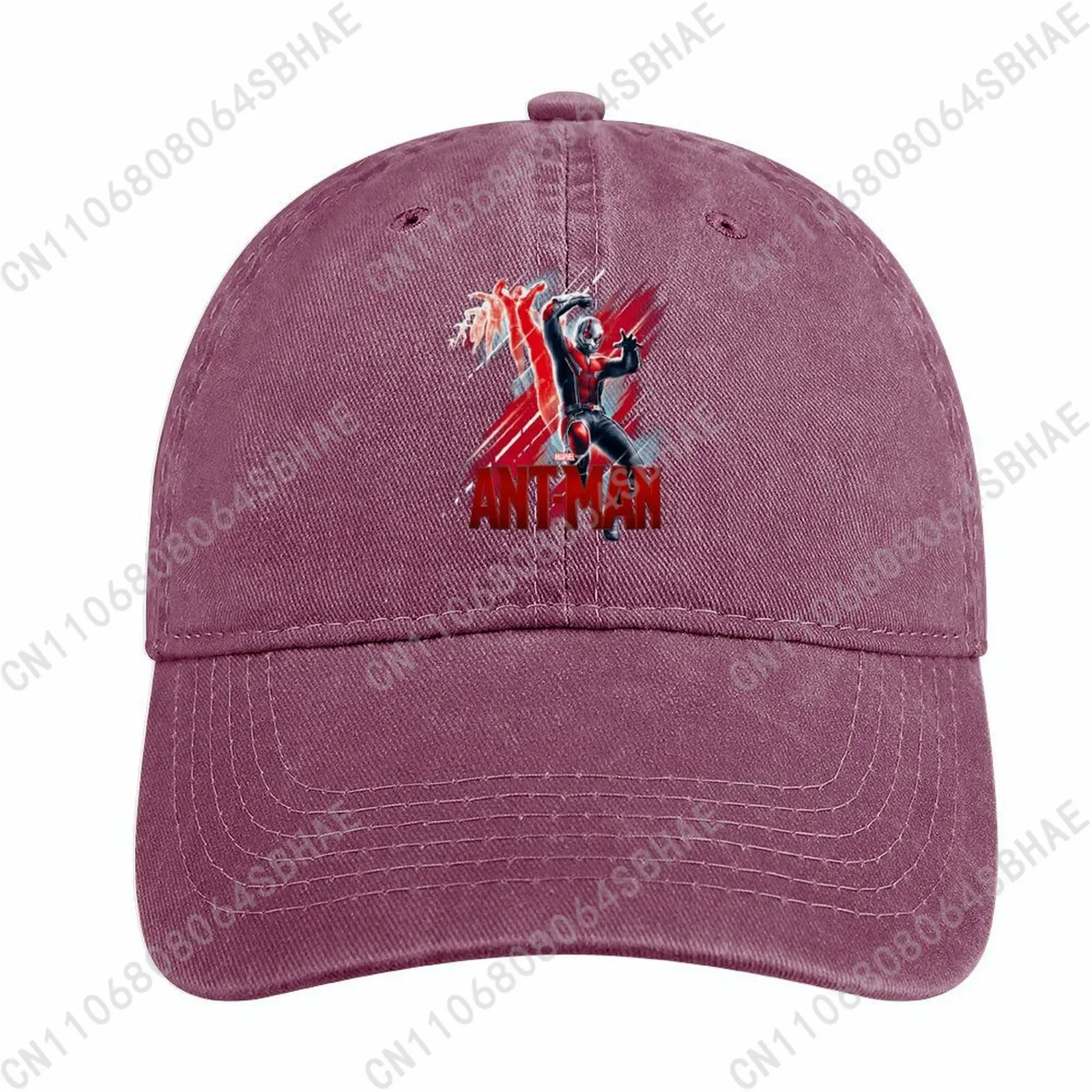 

Marvel Ant Man Washed Cotton Baseball Cap Vintage Dad Hat Men Women Retro Adjustable Denim Cap Streetwear Cosplay