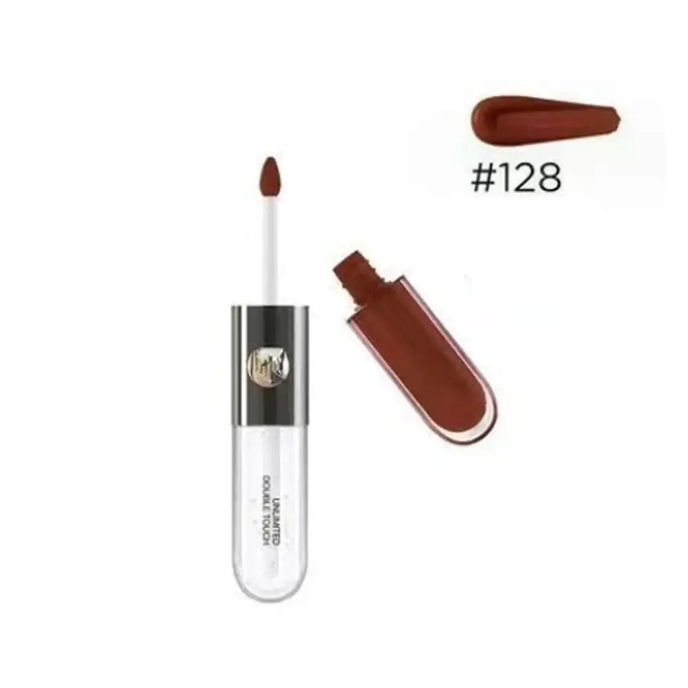 Doppelkopf Make-up Lippe neue Spiegel Gesicht Glanz Lip gloss kosmetische Make-up transparente Lippen farbe Öl Lippen glasur Lippenstifte