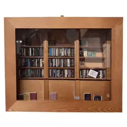Sensory Bookshelf Mini Wooden Anxiety Bookshelf Shaking Bookshelves Sensory Toys Stress Reliever Books Shake Fidget Bookshelf