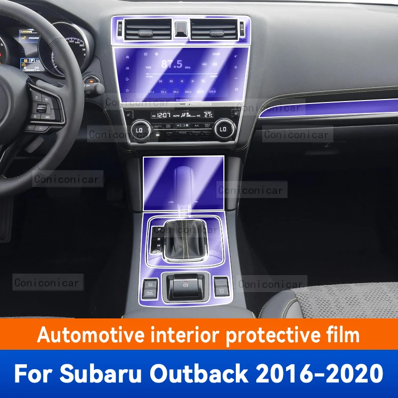 

For Subaru Outback 2016-2020 Car Gearbox Panel Film Dashboard Screen Protective Sticker Interior Anti-Scratch Film Accessories