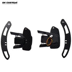 SK CUSTOM for Volkswagen Golf 7 GTI R GTE GTD POLO 6C GTI 1.8T Jetta GLI Carbon Fiber Steering Wheel Magnetic Paddle Shifter