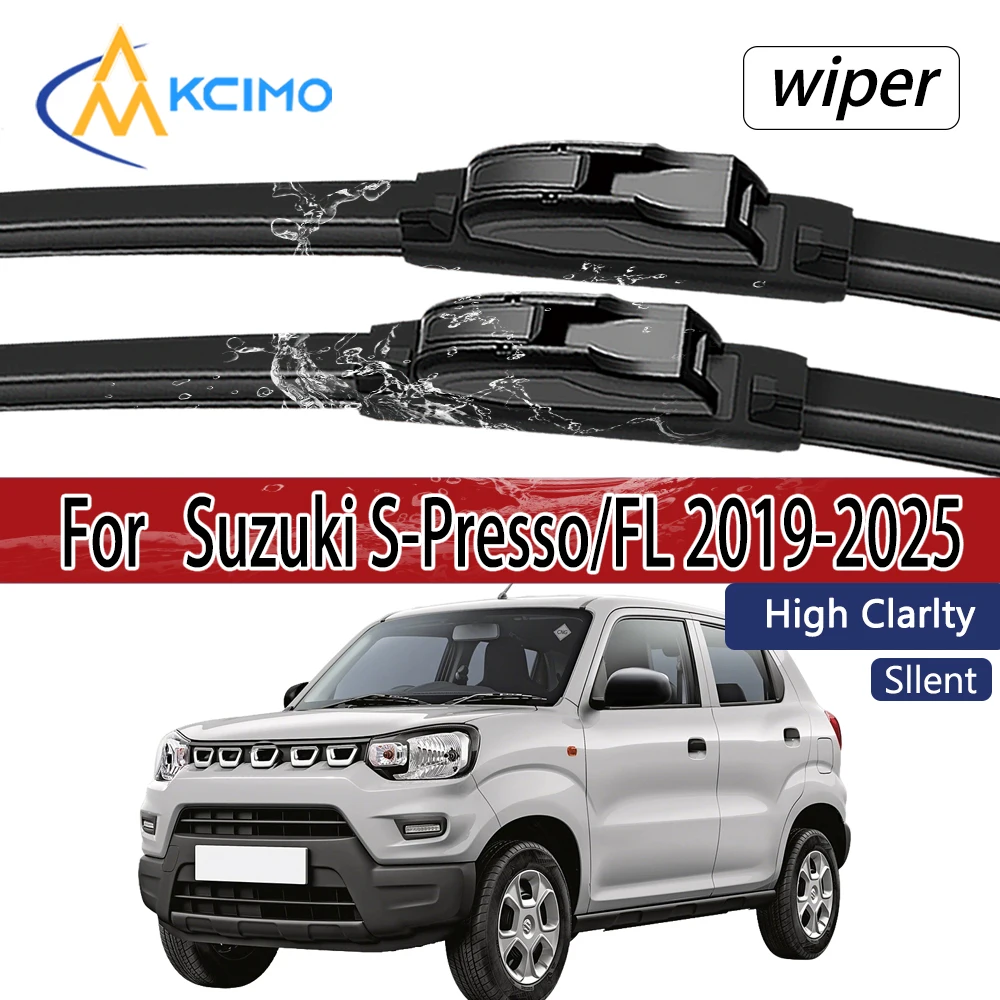 

For Suzuki S-Presso/FL 2019-2025 Front Windshield Wiper Blades 2pcs Windscreen Window Accessories