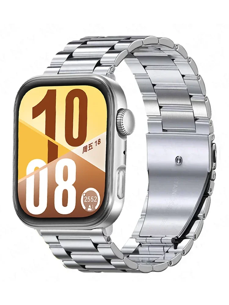 

Металлический ремешок для часов Huawei Watch Fit 4 Pro/3/2, ремешок для часов из нержавеющей стали, ремень для умных часов, браслет Correa, браслет Huawei fit 4 Pro Band