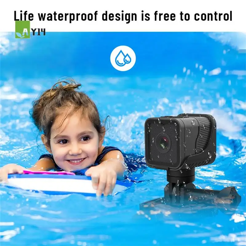 

AY14 -Wifi Action Camera, 1080P HD Mini Portable Sports Camera, Hotspot Wifi Action Camera With Microphone, 256G Card Expand