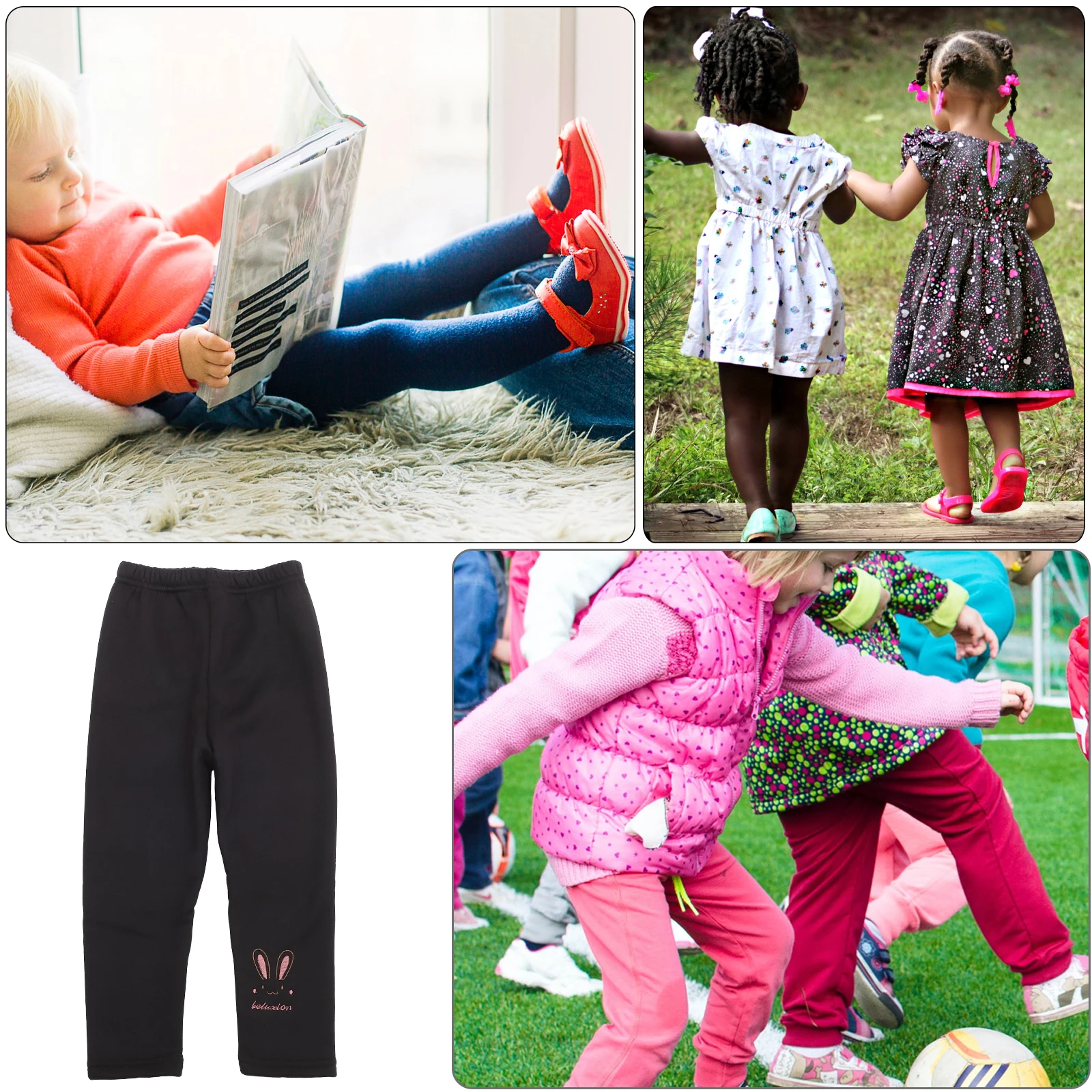

Warm Thermal Lined Leggings for Girls Kids Leggings Kids Autumn Winter Cotton Stretchy Cozy Thick Comfortable Pants