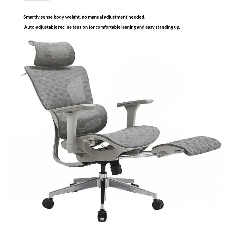 

Ergonomic Office Chair Reclining Mesh Adjustable Lumbar Headrest Armrests Swivel Wheels Home Office Gaming Chairs Office