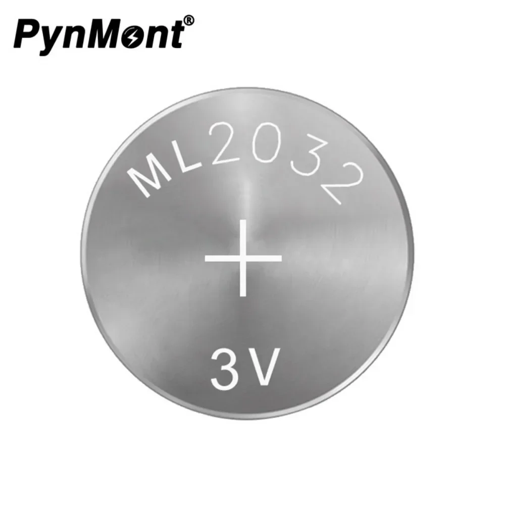 2pcs/lot ML2032 3V 60mAh Coin Cell Button Battery 2032 Rechargeable CMOS BIOS RTC Back Up Reserve Battery