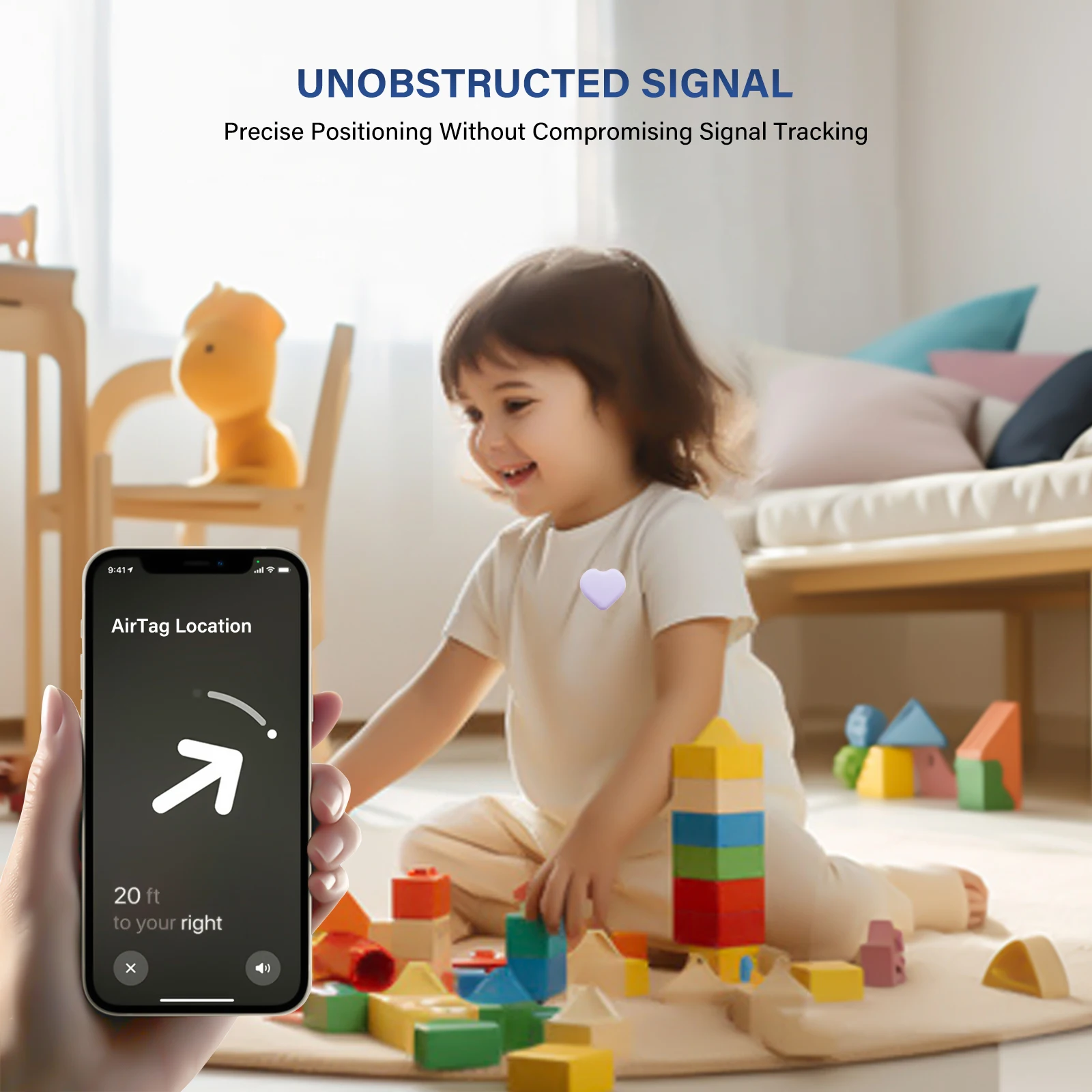 어린이를 위한 AirTag 숨겨진 홀더, 안전핀이 있는 실리콘 AirTag 케이스, 어린이, 노인, 수하물, 의류를 위한 추적기 분실 방지 커버