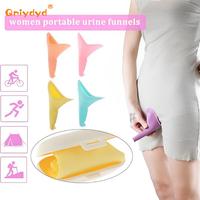 Silicone Women Urinal Outdoor Travel Camping Female Portable Lady Urinal Urine Toilet Funnel Stand Up Pee Urinate Device