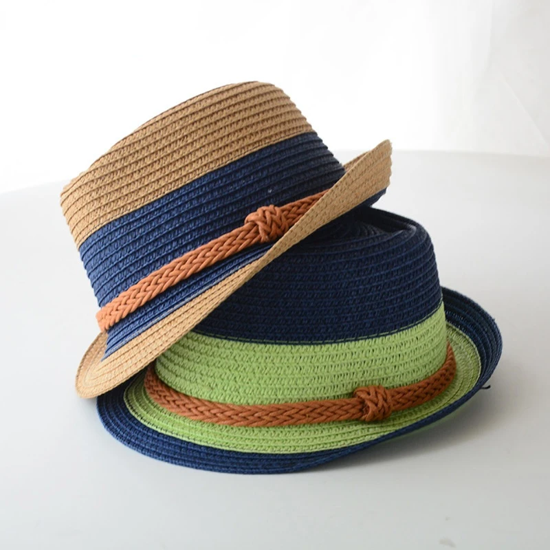 Panamanian straw - boy Jazz Jazz hat English style guy for a beach sun hat a cool hat woven for