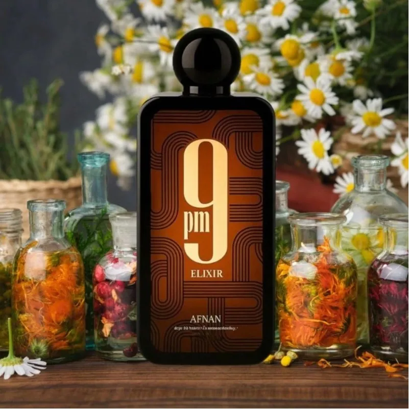 9 pm Elixir van Afnan Unisex Parfum - 100ml Intense Parfum, Rijke, Langdurige Geur voor Elke Gelegenheid