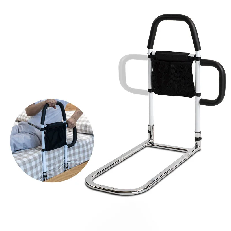 Bedside Handrail - No-Drill, Anti-fall Bed Handrail Bed Exit Aid Bedside Handrail / Bed Guardrail For Seniors and Pregnant Women