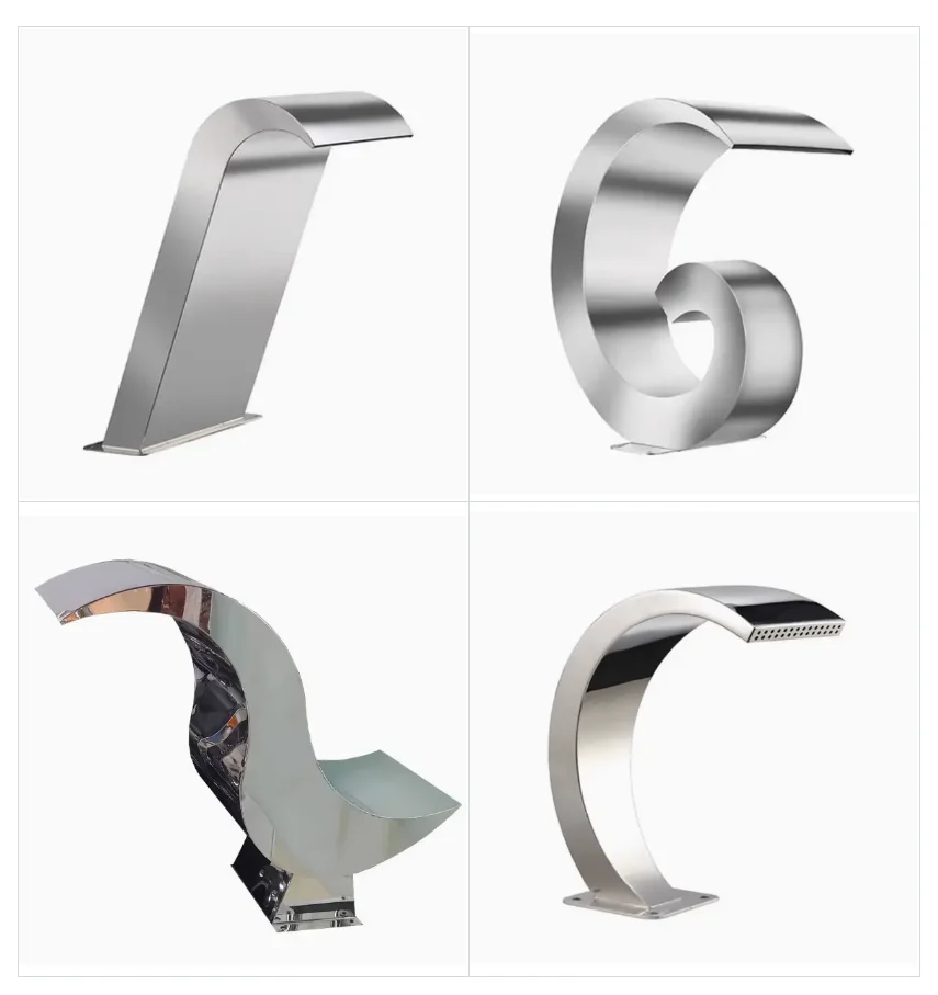 

Нержавеющая сталь водопад водный пейзаж на заказ сад водный пейзаж сад вилла плавание