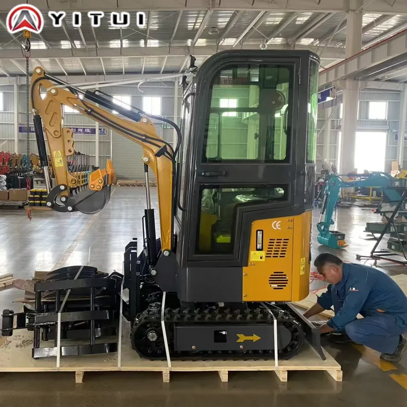 

Customized Mini Excavator 1.2 Ton Hydraulic Digger Small Bagger with EPA Engine for Construction with CE Certification Home Use