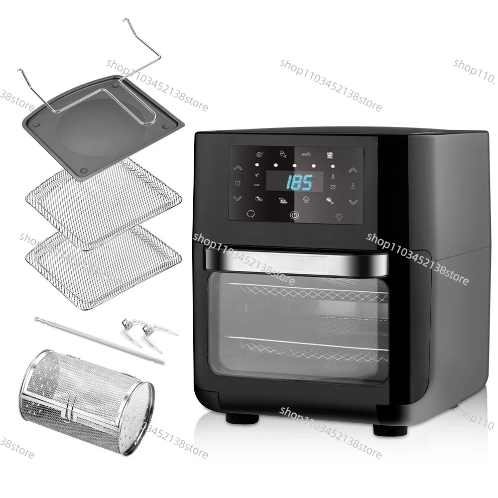 Air Fryer Multifunctional Household Oven Large Capacity Smart Touch Screen Visual Electric Oven 12L