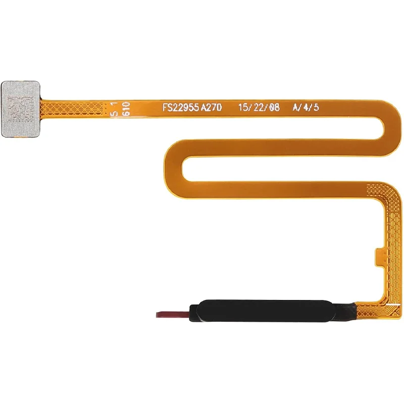 Power Button And Fingerprint Sensor Flex Cable Replacement For Samsung Galaxy A03s Black Connector Repair Parts