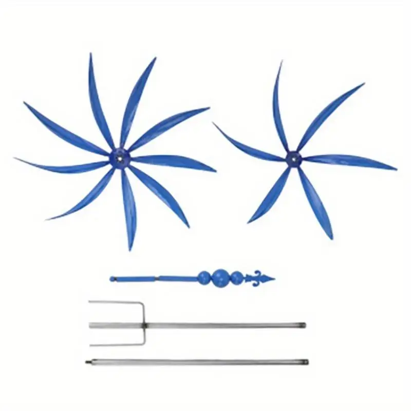Harlow Wind Spinner Rotator Iron Inground Windmill Garden Harlow Wind Spinner Rotator Home Garden Decoration view 4