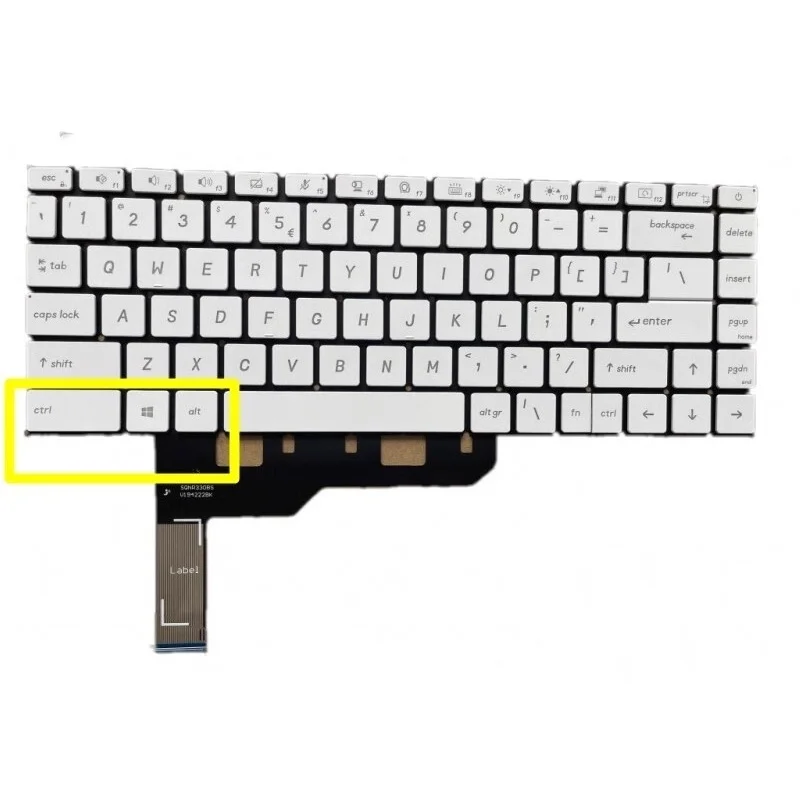 

LL+ New US Backlit Keyboard For MSI Prestige 15-A10S Prestige 15 A10SC MS-16S3