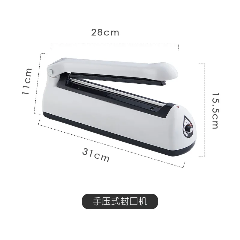 30 سنتيمتر اليد Druck Wehrme Abdichtung Maschine Haushalt Kunststoff فيلم السدادة lebens Mittel verpackung Maschine