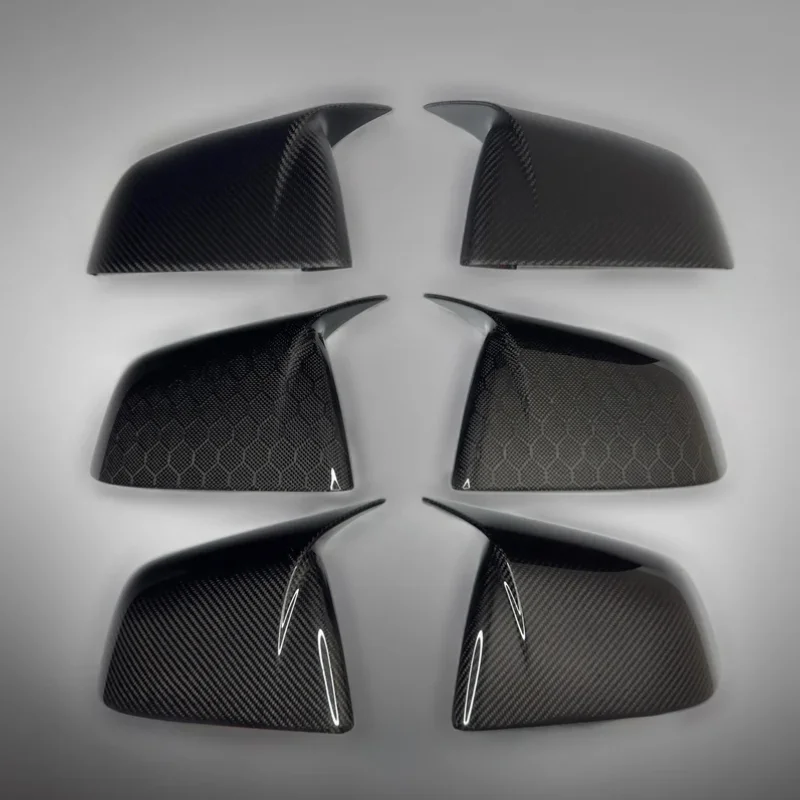 

For Tesla Model 3 Y Dry Carbon Fiber Mirror Accessories 2pcs/Set Appearance Upgrade Modification Non-destructive Installation