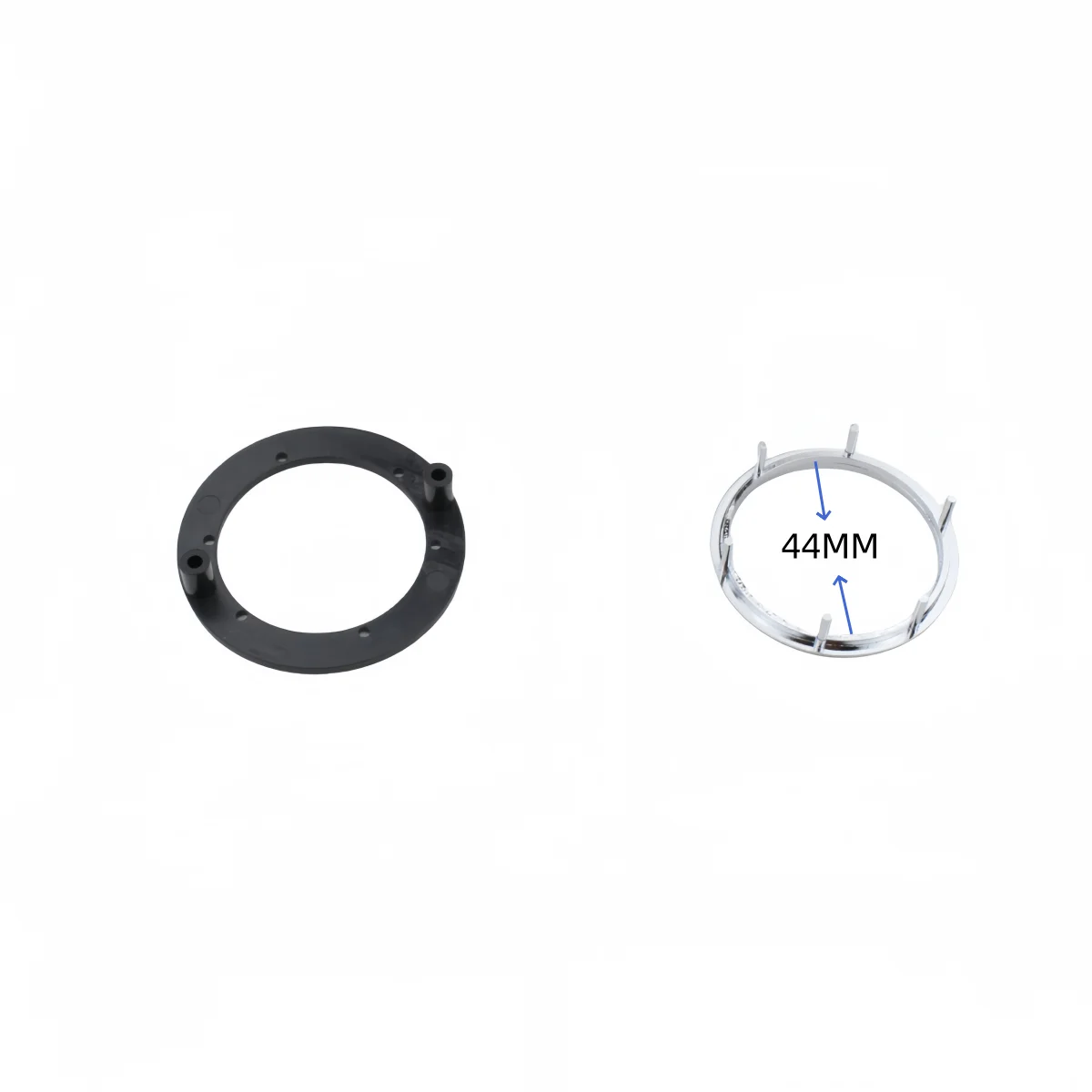 Automobiles interior round switches cover Panel Mould fix plate parts for car seat 4 way massager/lumbar Decoration Emble switch