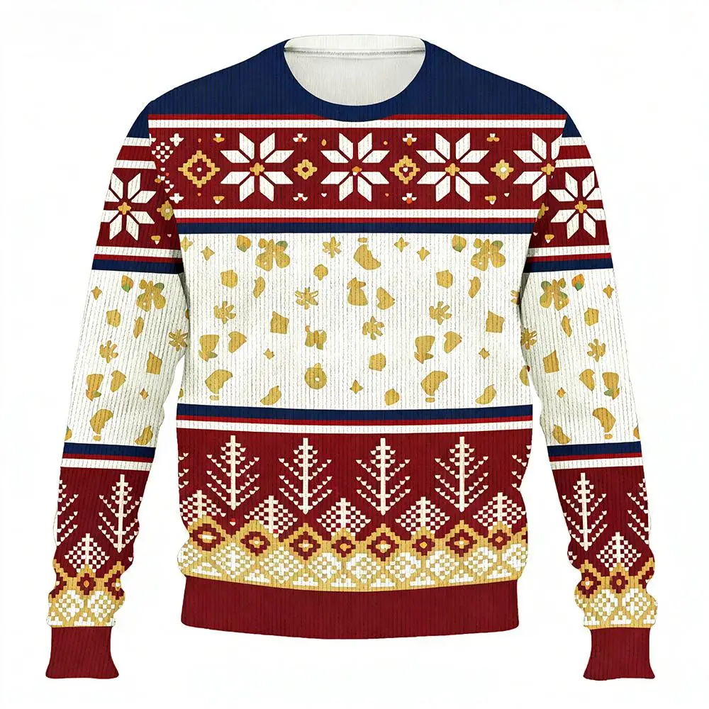 Funny Ugly Christmas Sweater DIY Face Family Portrait Custom Photo 3D Printed Pullover Personalized Christmas Gift Unisex Jersey - Image 5