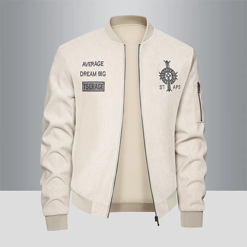 2025 Spring New Jacket Men Spring and Autumn Style Casual Baseball Collar Large Size Jacket Men's Tops