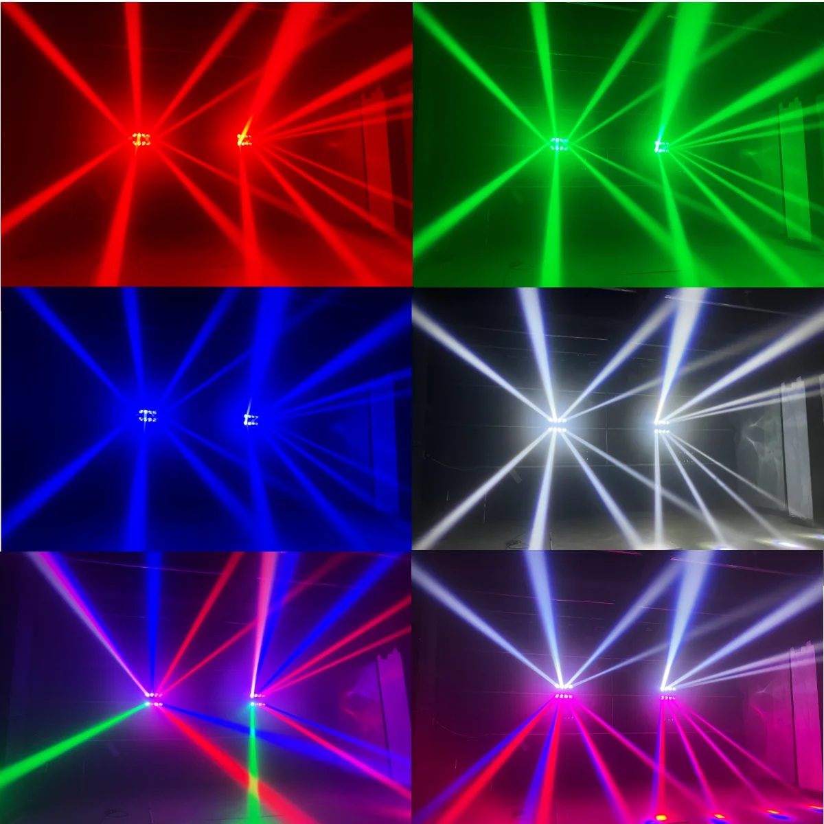 Imagem -06 - Rgbw Led Moving Head Light 8x15w 4in dj Bar Strobe Efeitos de Palco Aranha Luz