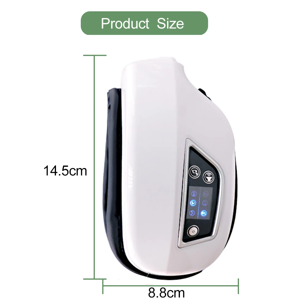Multi-frequency Vibration Eye Massage Relieves Eye Fatigue Foldable Bluetooth Music Eye Care Glasses Smart Eye Massager