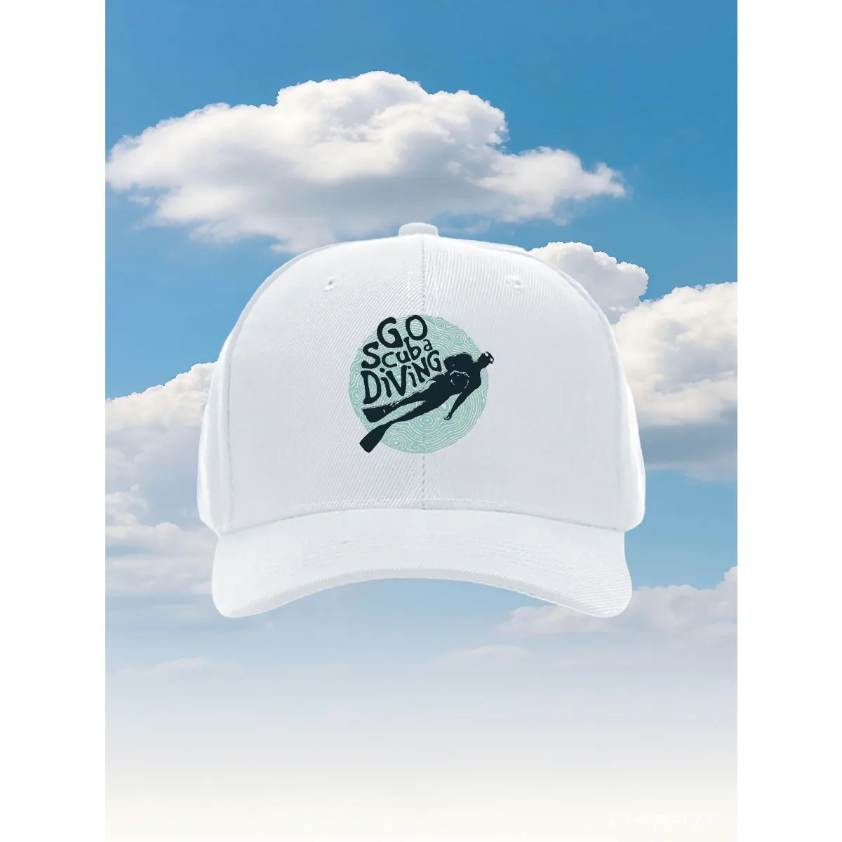 go-scuba-diving2025-novo-modelo-de-chapeu-de-caminhoneiro-com-ajuste-ajustavel-e-design-impresso-divertido-ideal-para-atividades-externas-viagens-a