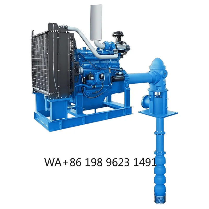 Driven Vertical Deep Well Turbine Centrifugal Pump Long Shaft Stainless Steel Industrial Water Pump