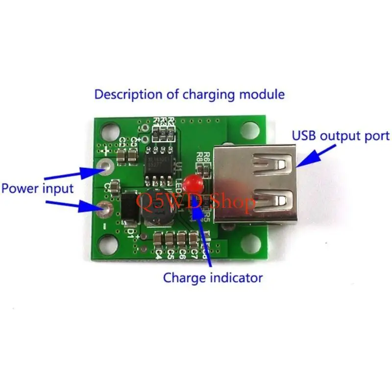 Q5WD Portable Wind Power Generators Set Mini Wind Motor Micro-Wind