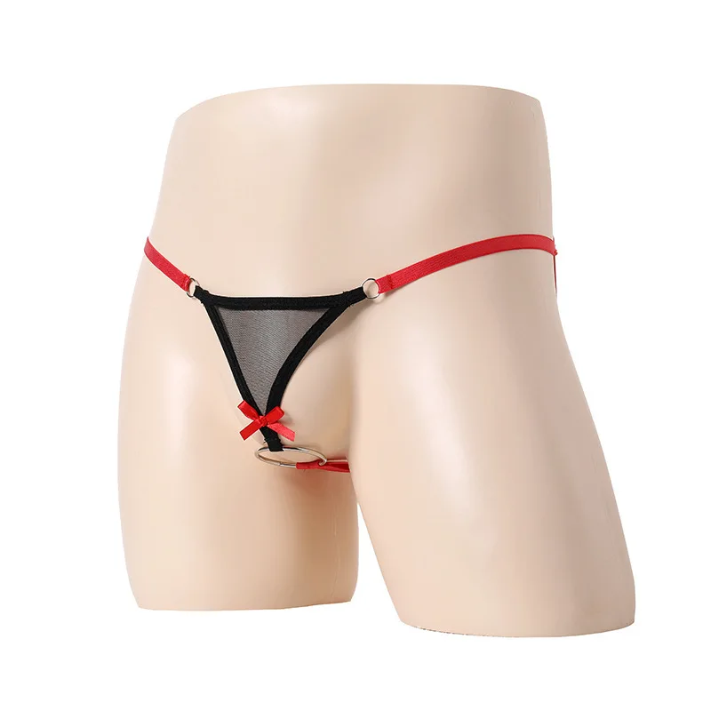 

Новые мужские стринги, футболки-стринги с дырявыми бедрами без вырезов, трусики с круглыми отверстиями, удобные и дышащие трусики для геев