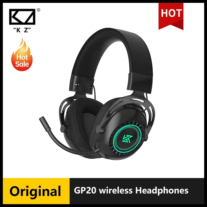 

KZ GP20 2.4G wireless Game Headphones Bluetooth-Compatible 5.0 Earphone long battery life Noise Cancelling Gaming Headset