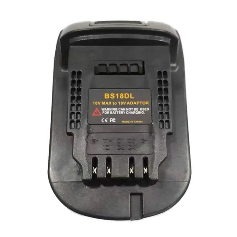 

BS18DL Battery Converter Adapter 18V to 18V for BAT609, BAT610, BAT611 to for Dewalt DCB200 Lithium Battery