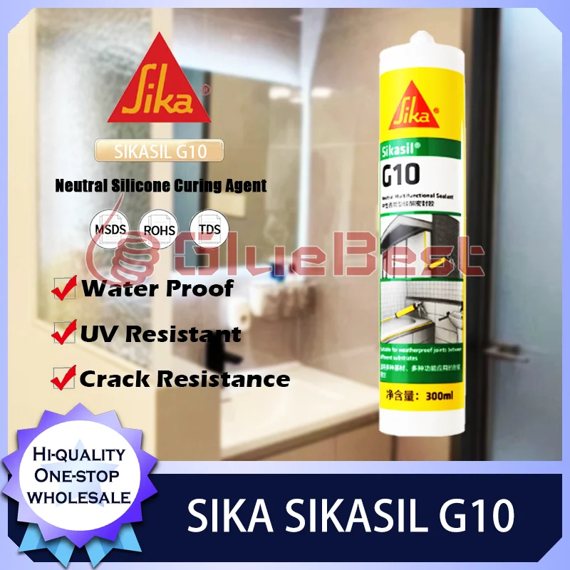 SIKA Sikasil G10 Neutral Silicone Curing Agent for Waterproofing Weatherproof Sealing Flexible Edge Finishing Original Product