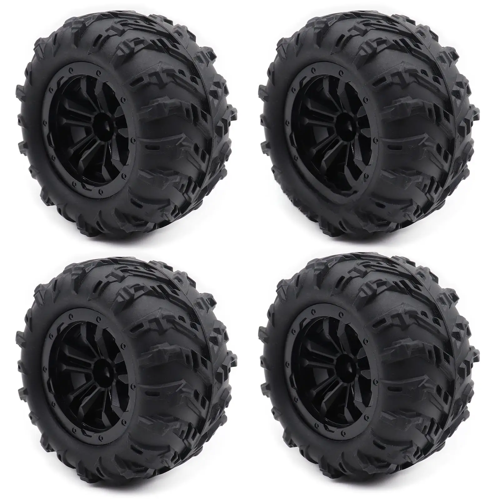 Tires for RC Car 1/14 1/16 RC Car Tires Wheel 4PCS 12mm Hex SCY 16101/2/3 MJX 16208/9 14209 JJRC Q130 C8805 HBX Wltoys Car Tires