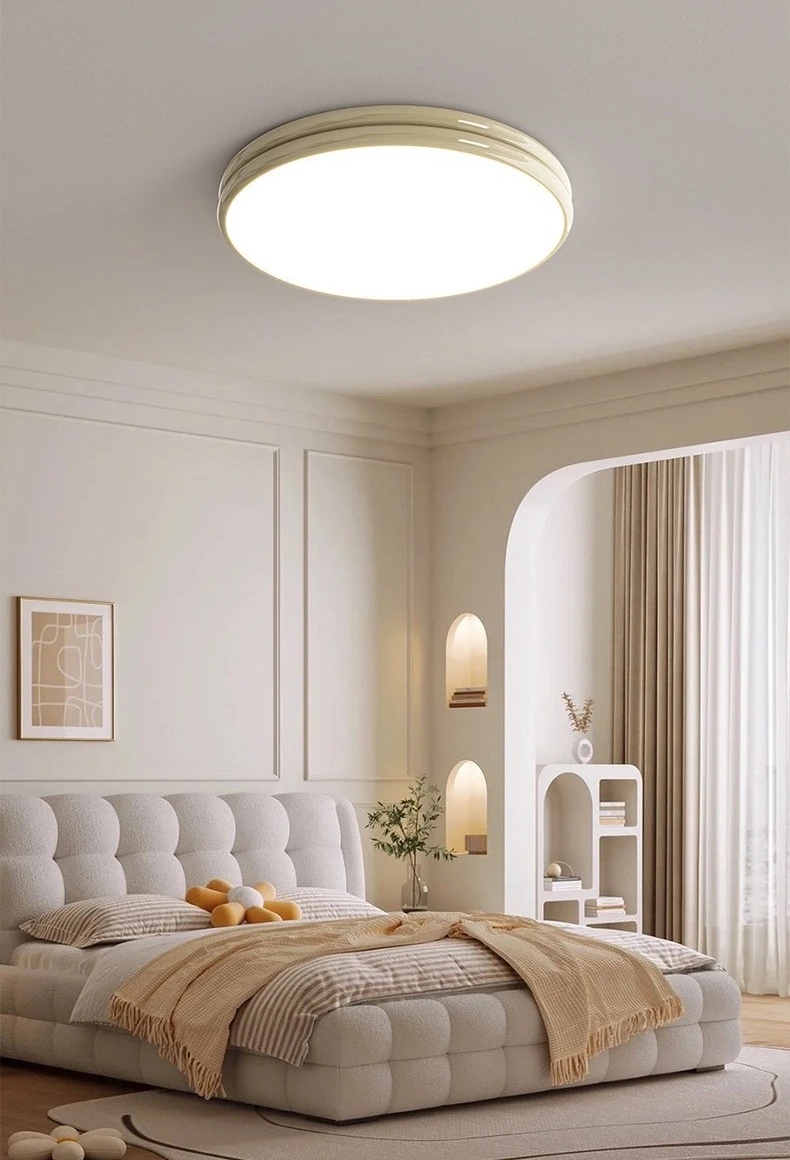 Modern Flat Ceiling Light Chandelier for Living Dining Room Bedroom Down Lighting