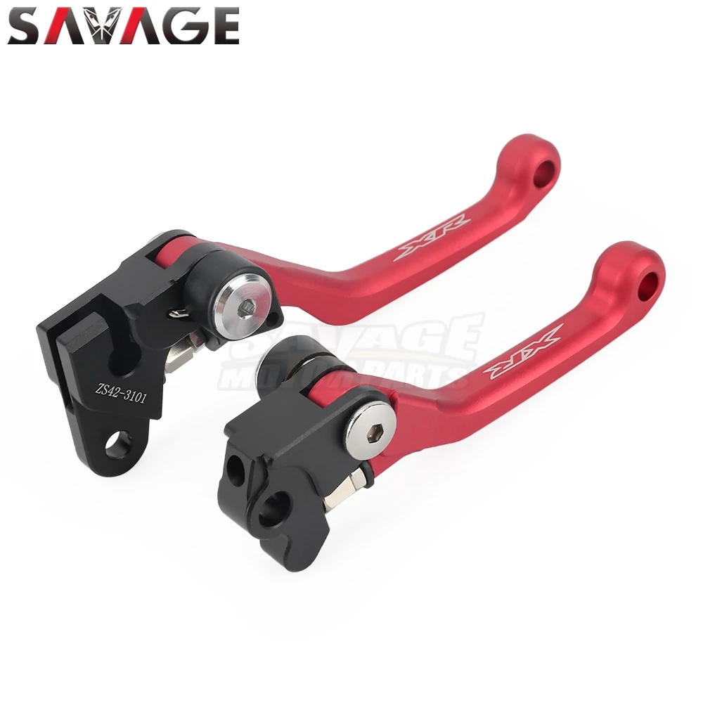 Motorcycle Brake Clutch Levers For HONDA XR400 XR250 XR230 XR 600R 650R 250L Moto Accessories Motard Adjustable Pivot Handle view 3