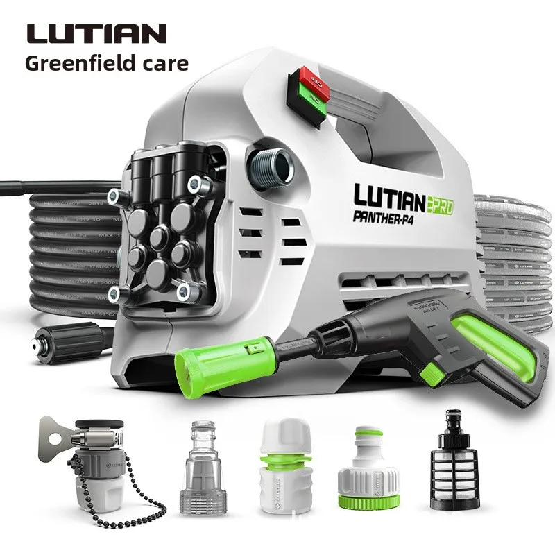 

Автомойка LUTIAN PANTHER-P4 PRO с высокой мощностью и индукционным нагревом, 68 дБ, низкий уровень шума, сверхвысокое давление, для домашнего использования
