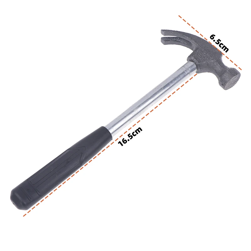 Household Tool Powerful Multi-purpose Ramshorn Hammer High Carbon Steel Forging Rubber Non-slip Handle Mini Small Iron Hammer