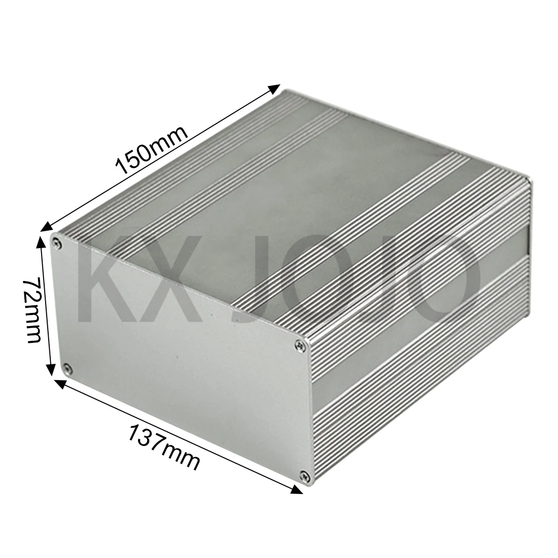 Aluminum Enclosure 137*72*150mm Integrated Waterproof Box Gray Electronic Box DIY Power Housing Instrument