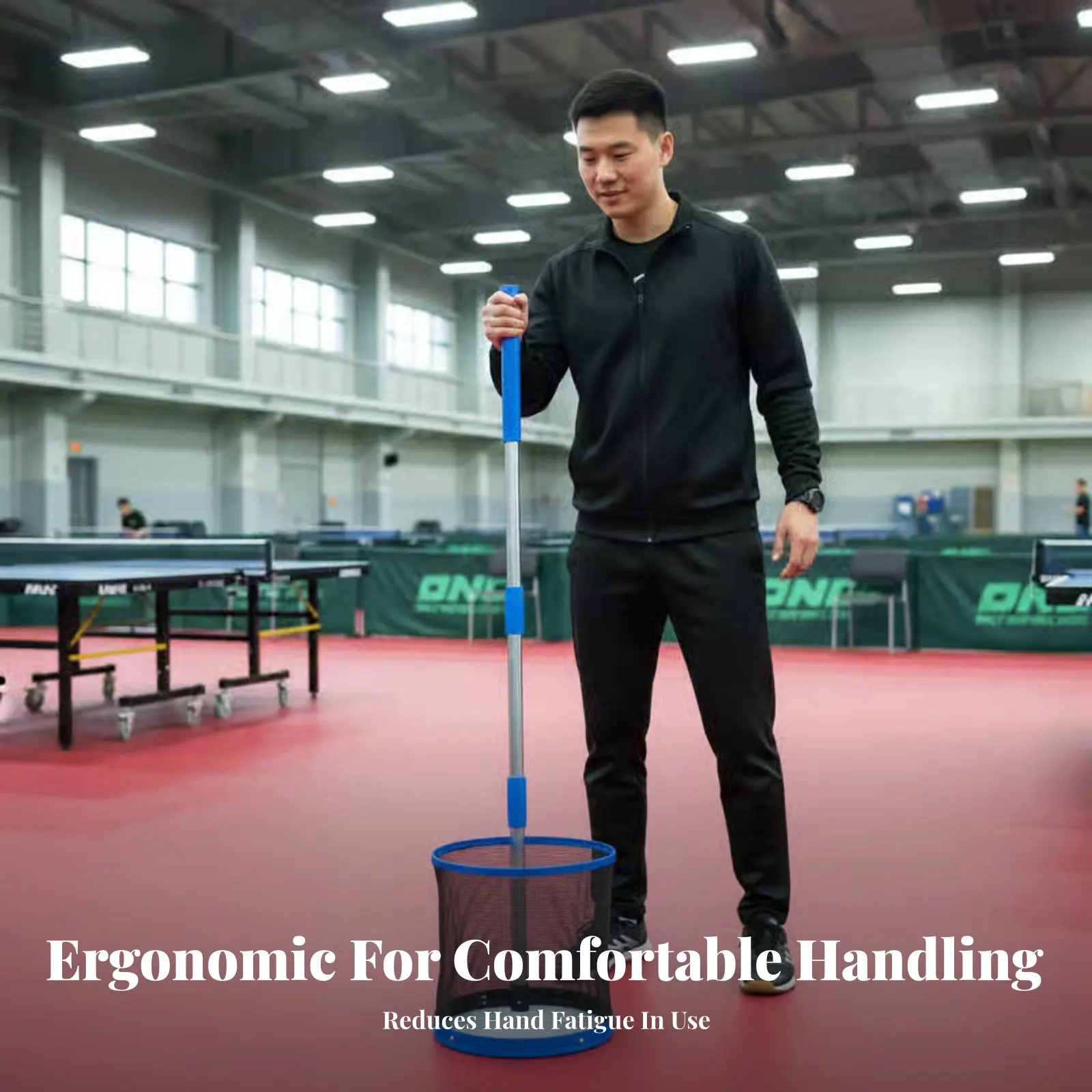 

Тренажер для сбора шариков для настольного тенниса, долговечный, устойчивый к ржавчине, спортивное оборудование