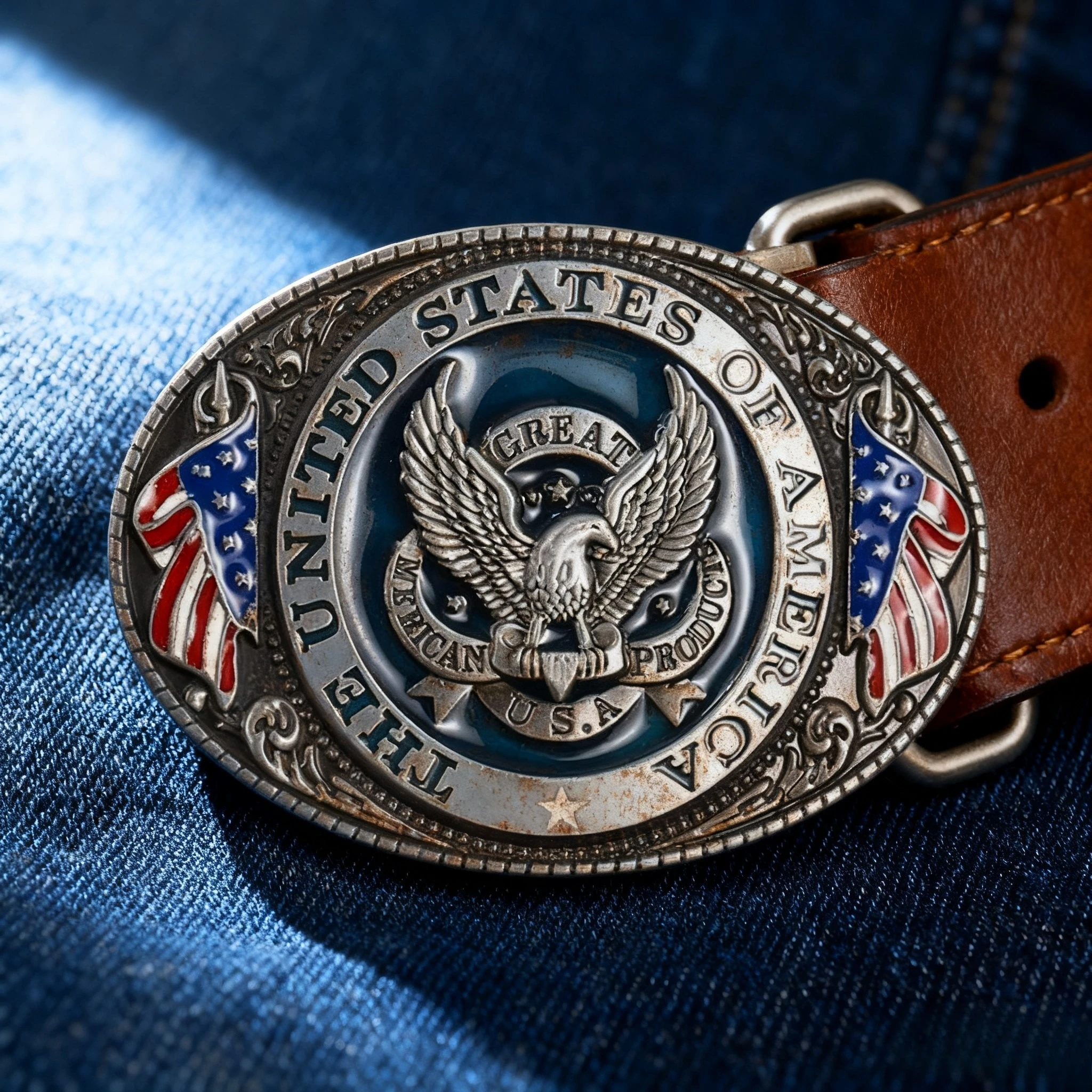 

Американский белоголовый орлан, пряжка для ремня, флаг США, звезды, полосы, пояс в западном шерифа, пряжка в стиле ретро, кожаные ковбойские джинсы