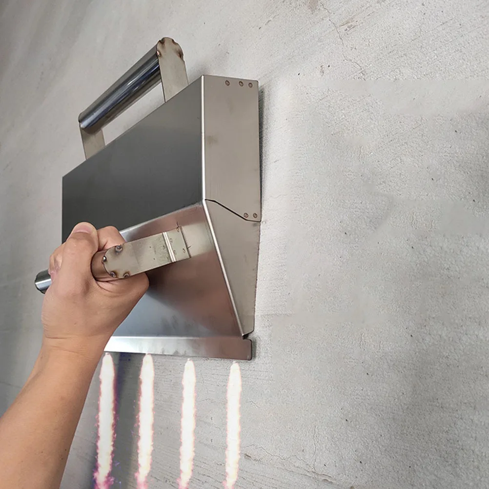 Stainless Steel Concrete Trowel Wall Plastering Tool Durable Drywall Skimming Cement Finishing Tool High Strength Crack