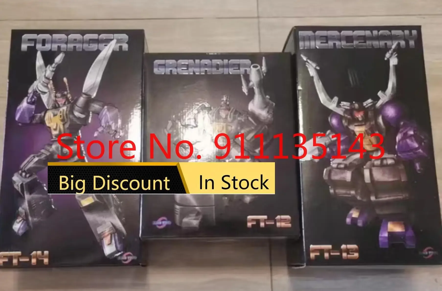 

Fanstoys Ft12 Grenadier Серая сундук Ft13 Mercenary Ft14 Forager В наличии